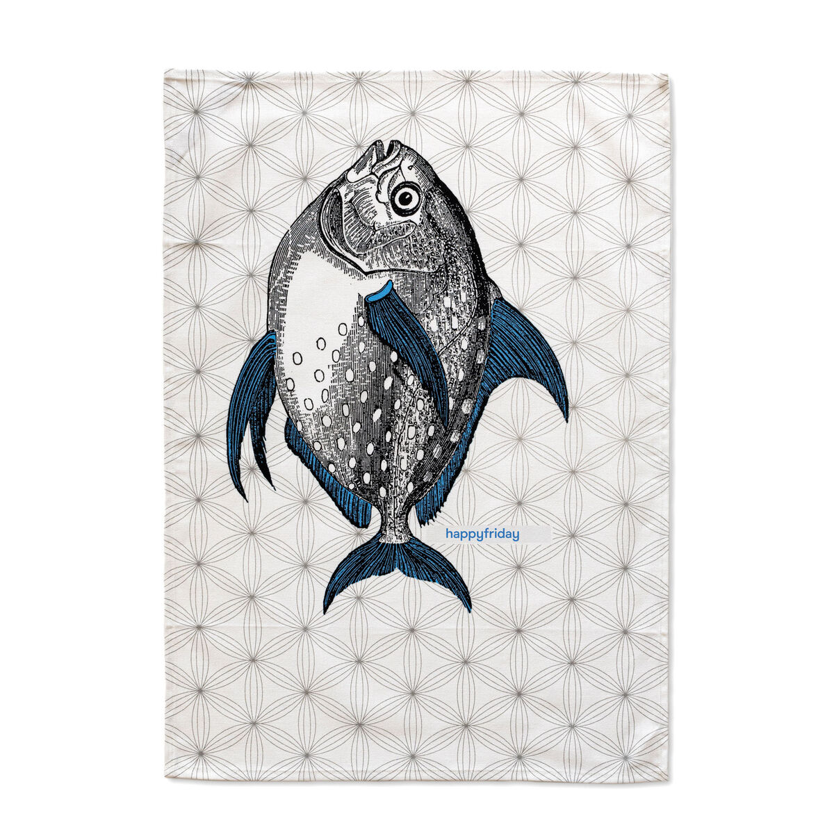 Küchentuch HappyFriday Fish Bunt 70 x 50 cm (2 Stück)